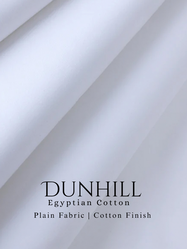 Dunhill - White - Egyptian Cotton (4.5 Mtr)